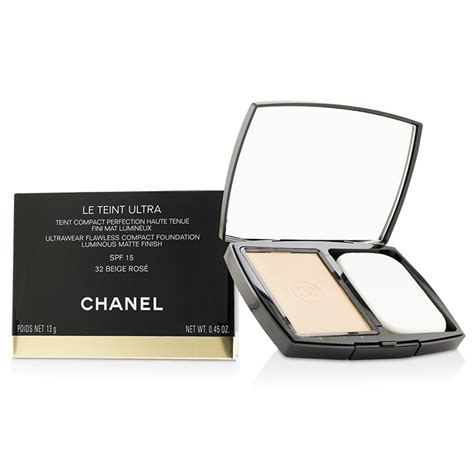 foundation compact chanel|Chanel foundation 32 beige rose.